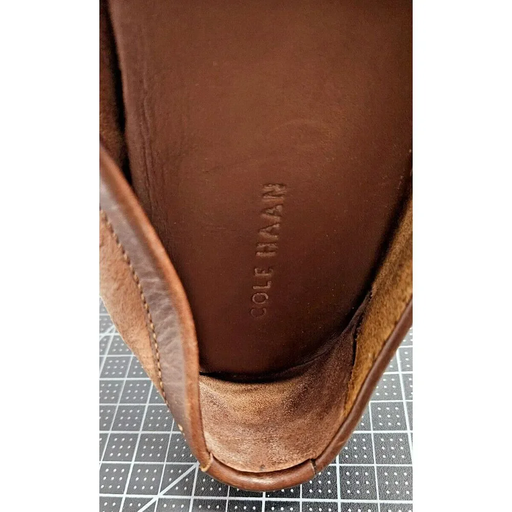 COLE HAAN Somerset link bit‎ loafers brown leather men 11M